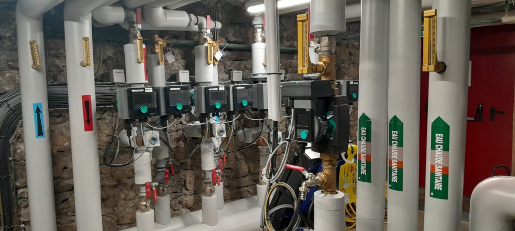 collecteurs de chaufferie collectif après études techniques Oren Ingénierie à Paris